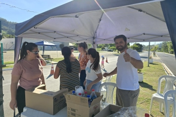 Foto relacionada - Evangelização na entrada da cidade marca momento especial da 8ª Semana Evangélica de Albertina