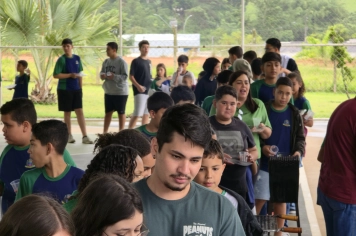 Foto - Churrasco na Escola Municipal Antonio Ferreira