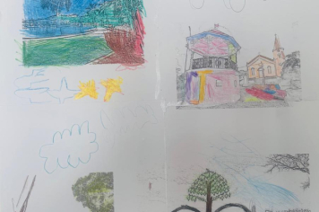 Foto - Alunos celebram o aniversário de Albertina e o Carnaval com muita alegria!