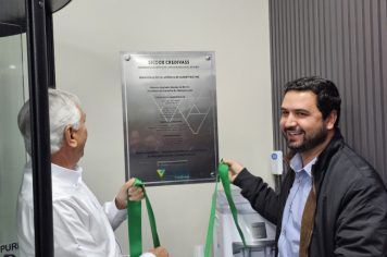 Foto - Nova agência do Sicoob é inaugurada em Albertina e marca avanço para o desenvolvimento local