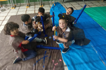 Foto - Atividade lúdica estimula aprendizado e imaginação das crianças do Maternal