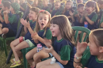 Foto - Crianças da Pré-Escola vivem dia mágico no circo em Jacutinga