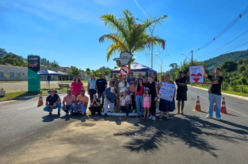 Foto - Evangelização em Albertina (8º Semana Evangélica)