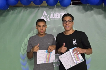 Foto - Cerimônia de premiação do Projeto +IDEB