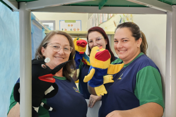 Foto relacionada - Teatro educativo conscientiza crianças sobre o combate à dengue