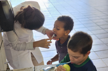 Foto relacionada - Sorriso saudável desde a infância: dentistas atuam nas escolas municipais de Albertina