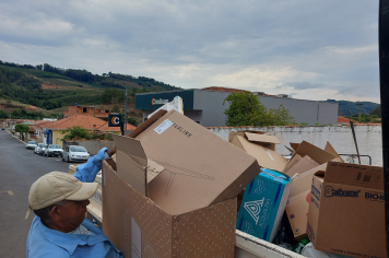 Foto - Primeiro Dia da Coleta Seletiva em Albertina!