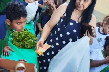 Foto - Horta dos Alunos da Escola Antonio Ferreira 