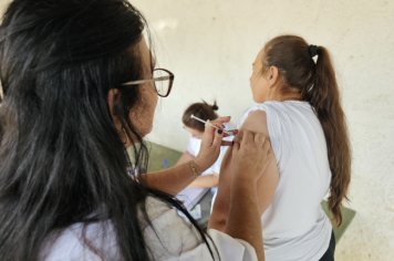 Foto - Vacinação nos trabalhadores do Setor de Obras 