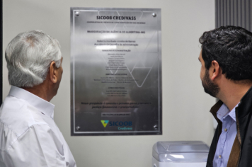 Foto - Nova agência do Sicoob é inaugurada em Albertina e marca avanço para o desenvolvimento local