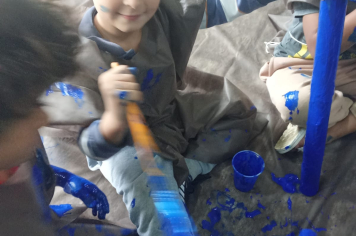 Foto - Atividade lúdica estimula aprendizado e imaginação das crianças do Maternal