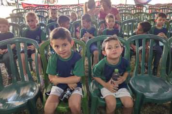 Foto - Crianças da Pré-Escola vivem dia mágico no circo em Jacutinga