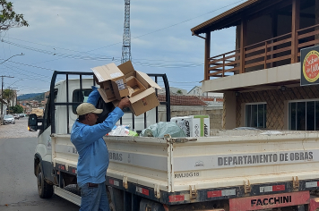Foto - Primeiro Dia da Coleta Seletiva em Albertina!