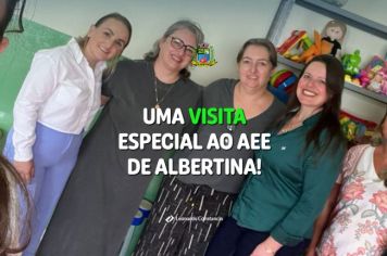Primeira-Dama de Espírito Santo do Pinhal visita AEE de Albertina e destaca educação inclusiva