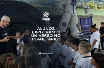 Viagem ao Cosmos: Alunos Exploram o Universo no Planetário!