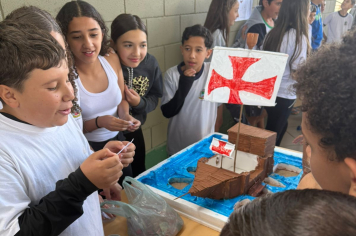 Grandes Navegações ganham vida com a participação dos alunos do 7º ano