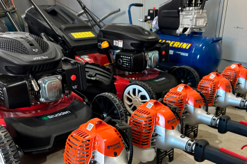 Setor de Obras de Albertina Recebe Novos Equipamentos para Melhorar Condições de Trabalho e Qualidade dos Serviços