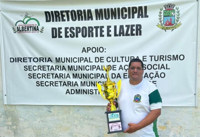 Primeiro torneio de futebol de campo 2024 realizado em Albertina 
