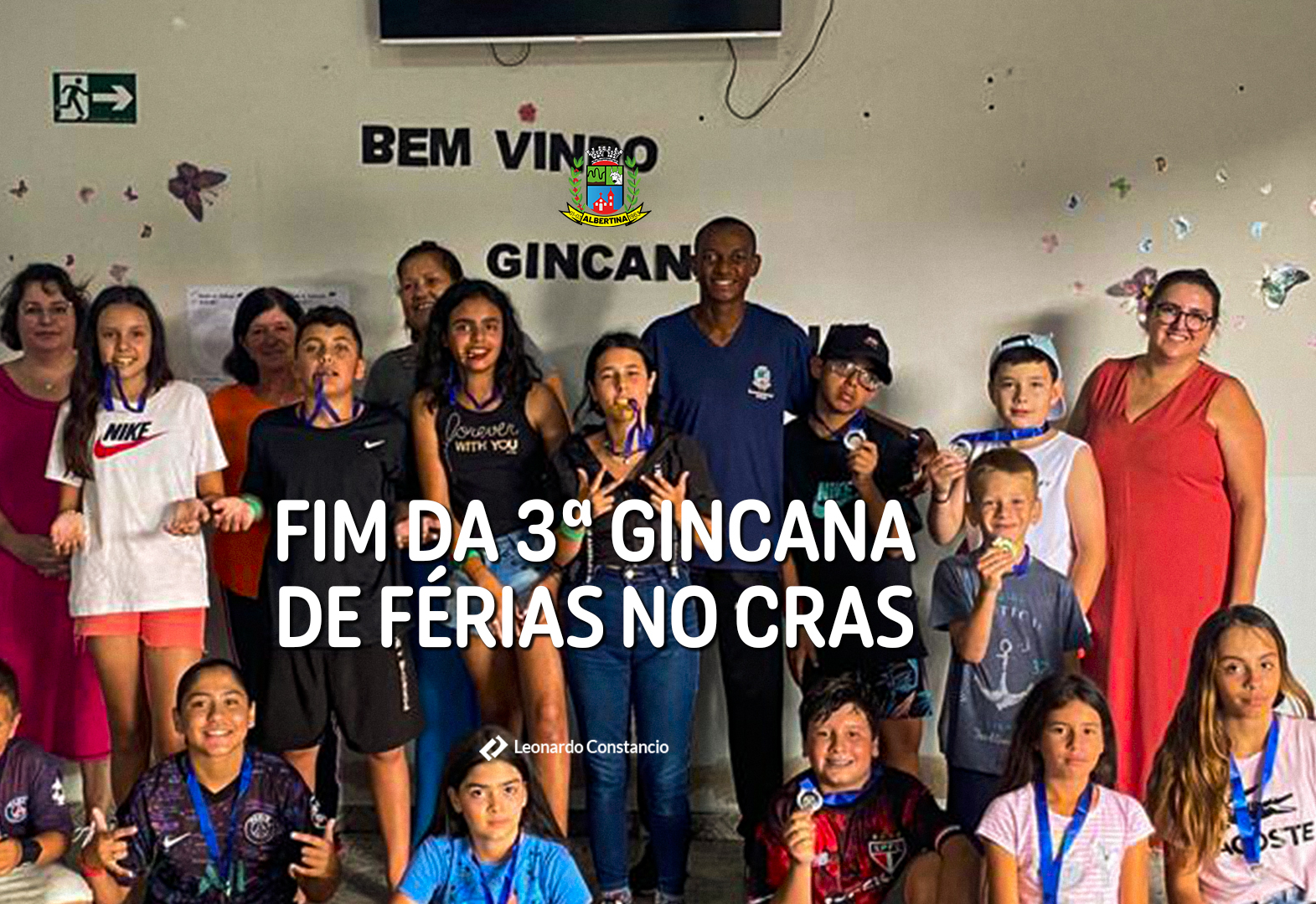 Diversão e integração marcam o encerramento da 3ª Gincana de Férias no CRAS de Albertina