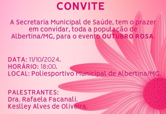 Outubro Rosa em Albertina