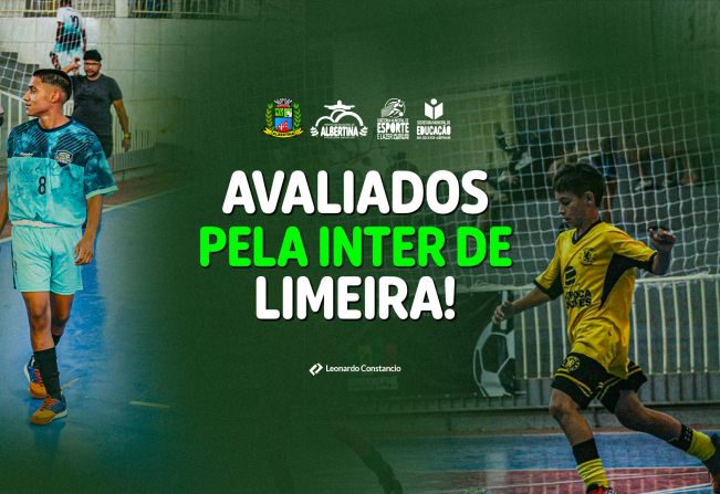 Albertina no Caminho do Futebol Profissional: Jovens Atletas Participam de Avaliação na Inter de Limeira