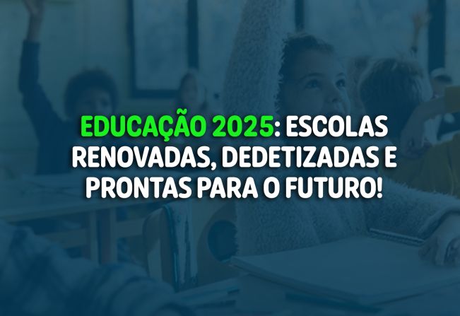 Escolas Municipais passam por dedetização, reformas e melhorias para o início do ano letivo